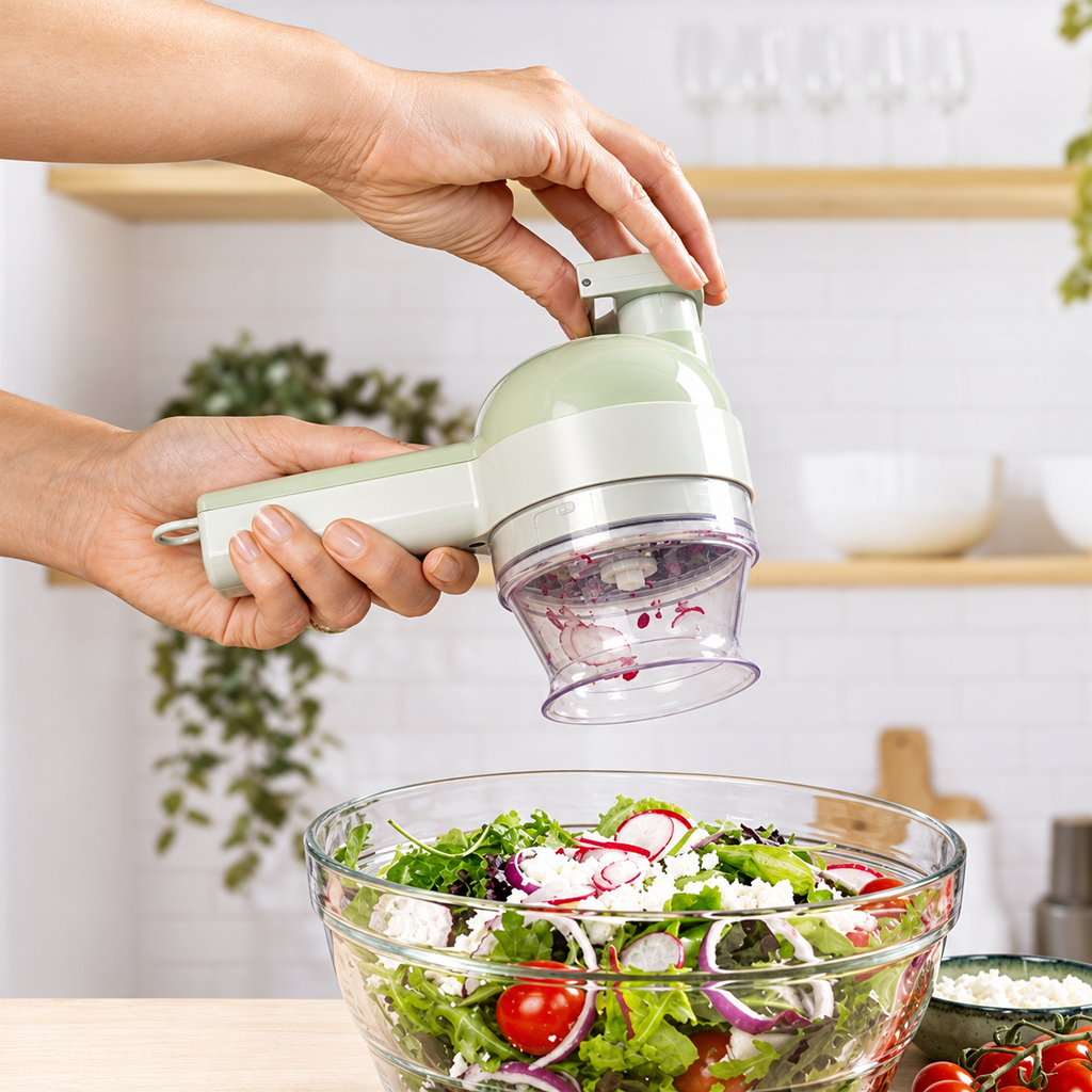 3-in-1 Cordless Electric Food Chopper