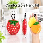 3Pcs New Embroidered Kitchen Sponge