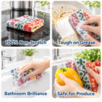 3Pcs Scrub Cloth