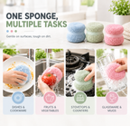Squeeze & Scrub Sponges - Set of 4
